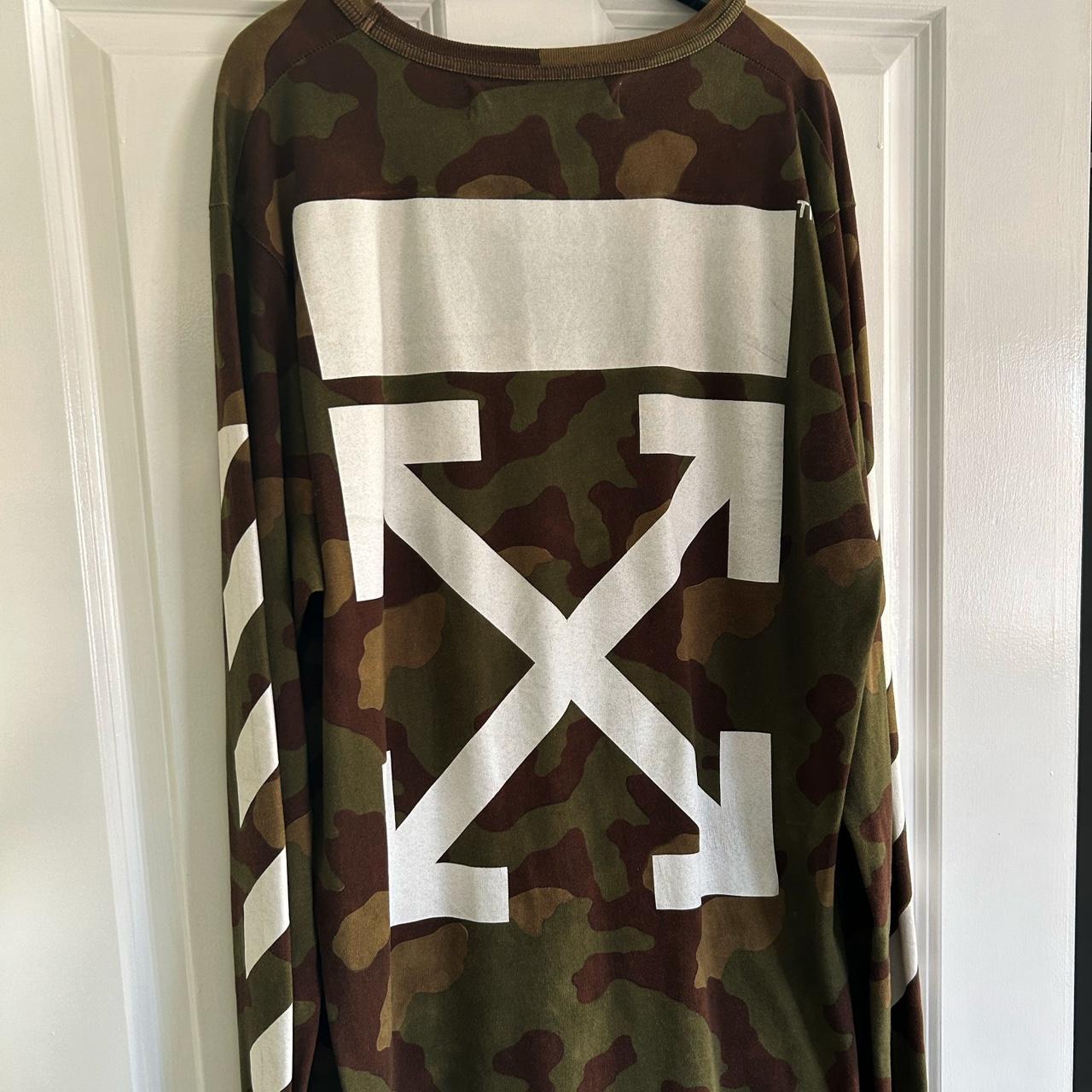 Camouflage Tee Off White Camo Long Sleeve Off White Long Sleeve T