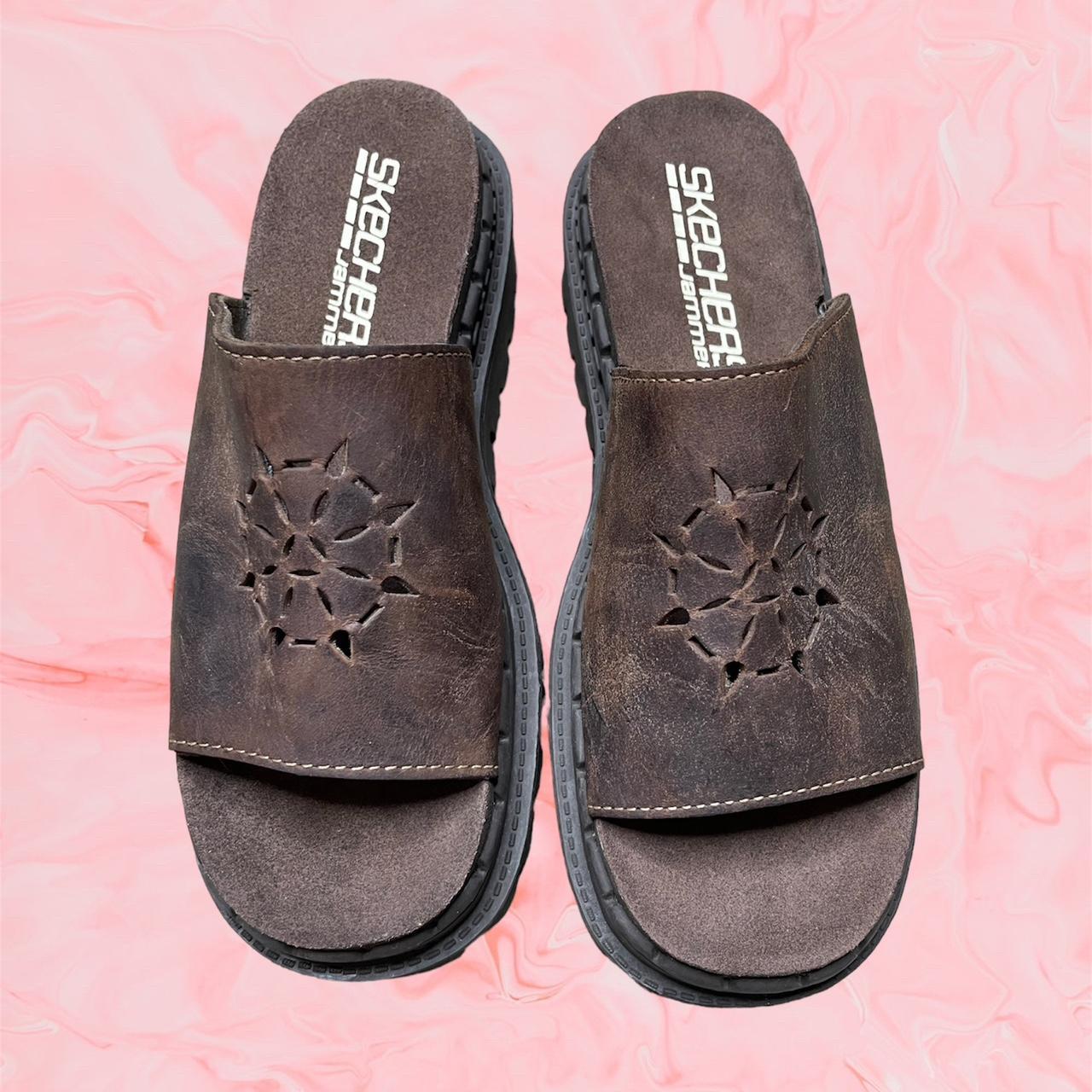 Skechers Women's Brown Sandals | Depop