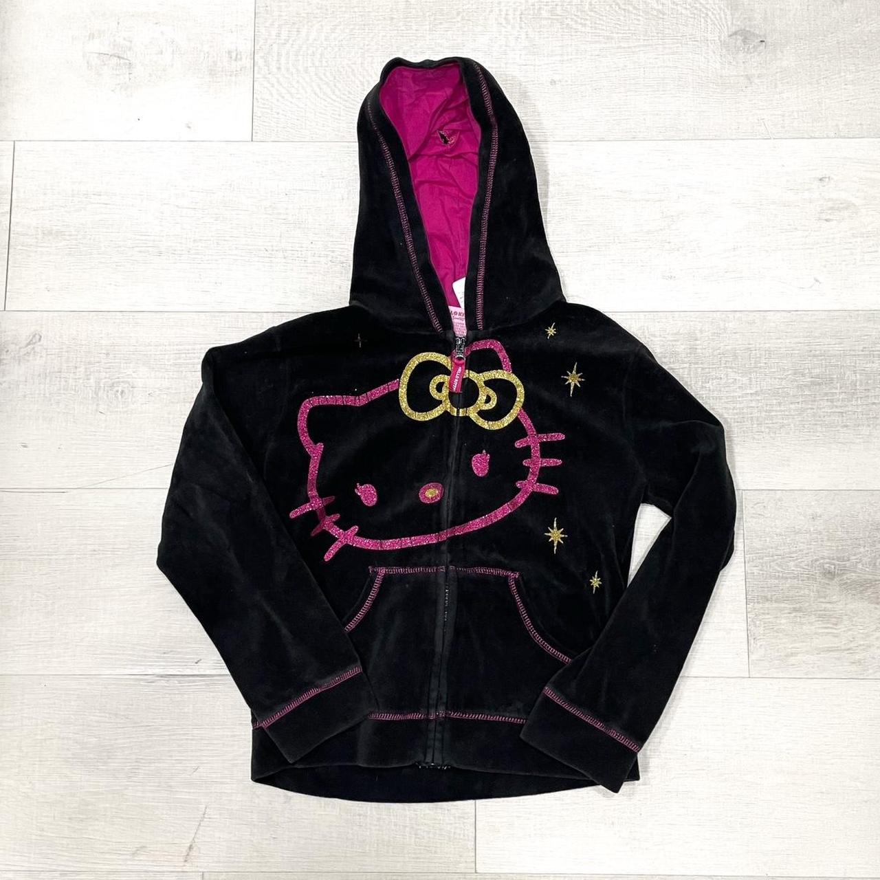Y2K SANRIO HELLO KITTY ZIP UP HOODIE so cute,... Depop