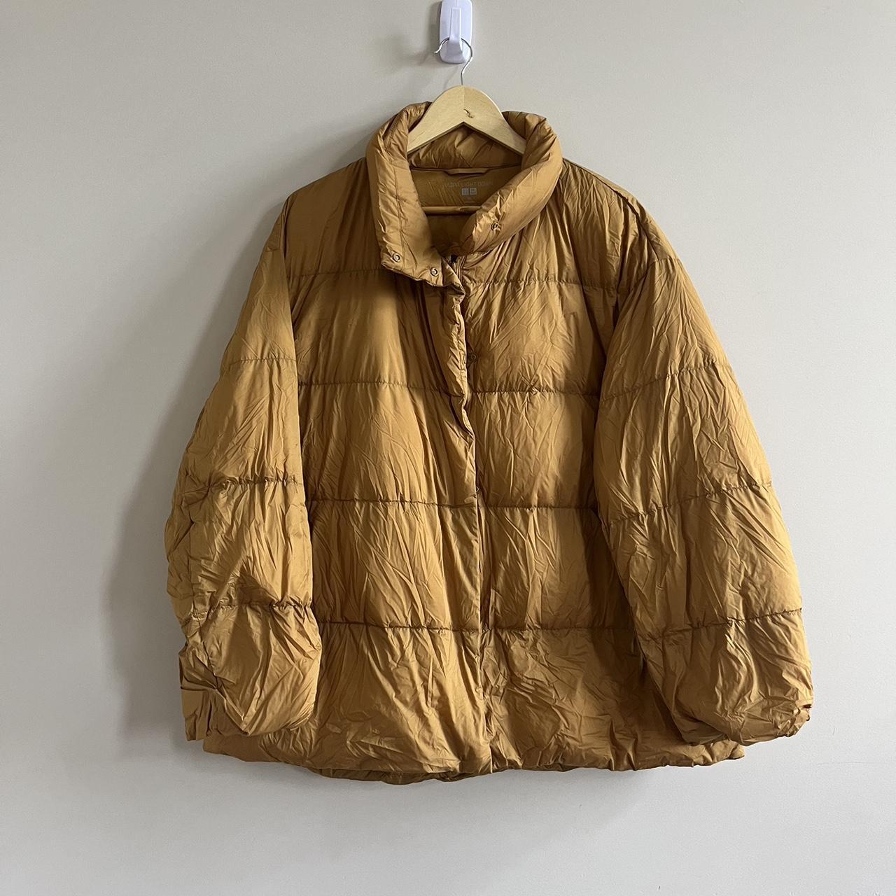 UNIQLO XXL Mustard Ultra light down. Great... Depop