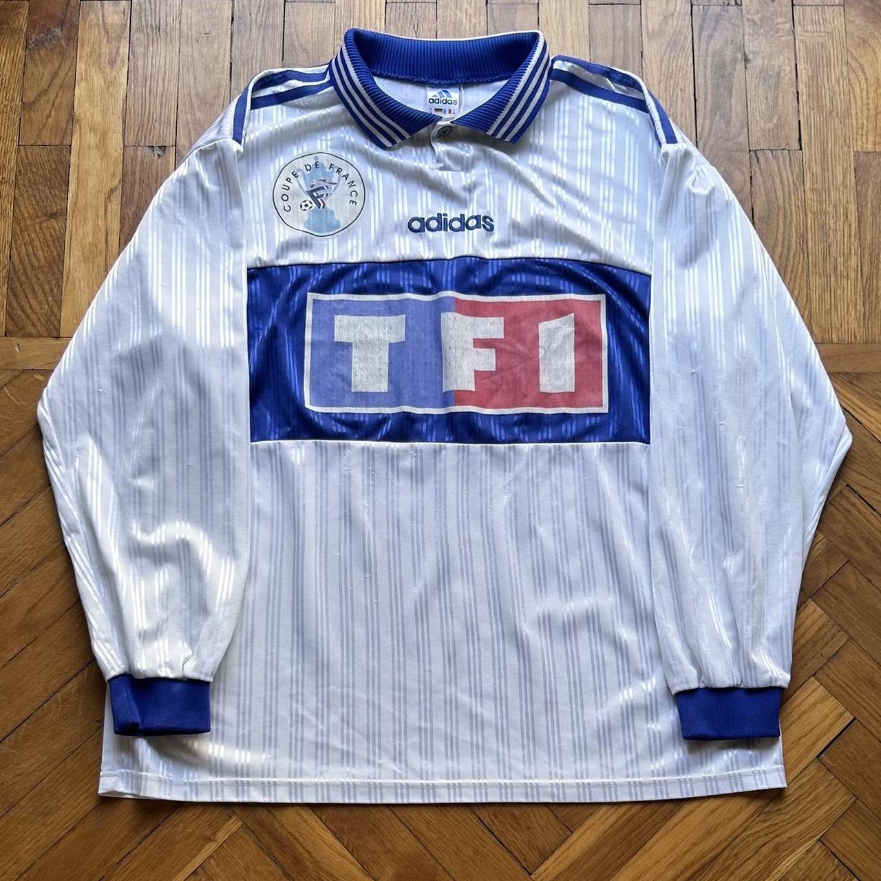 Vintage Adidas Coupe De France Template Shirt... - Depop