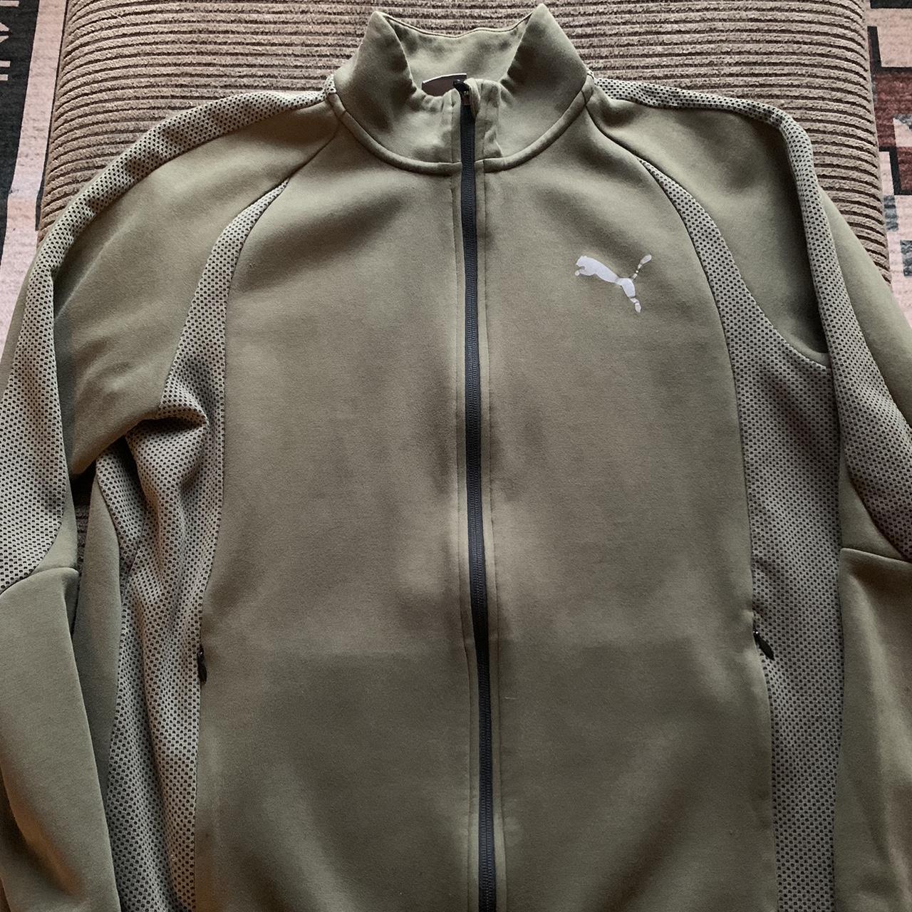 Olive green 2025 puma jacket