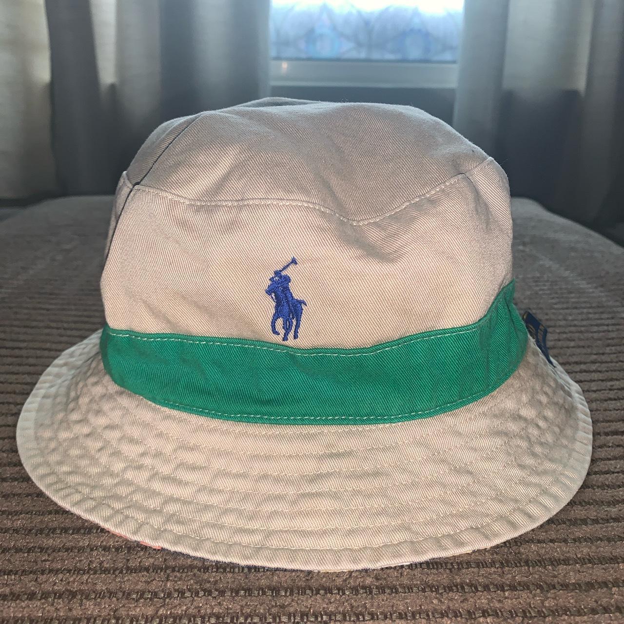 Reversible Polo Ralph Lauren bucket hat Depop