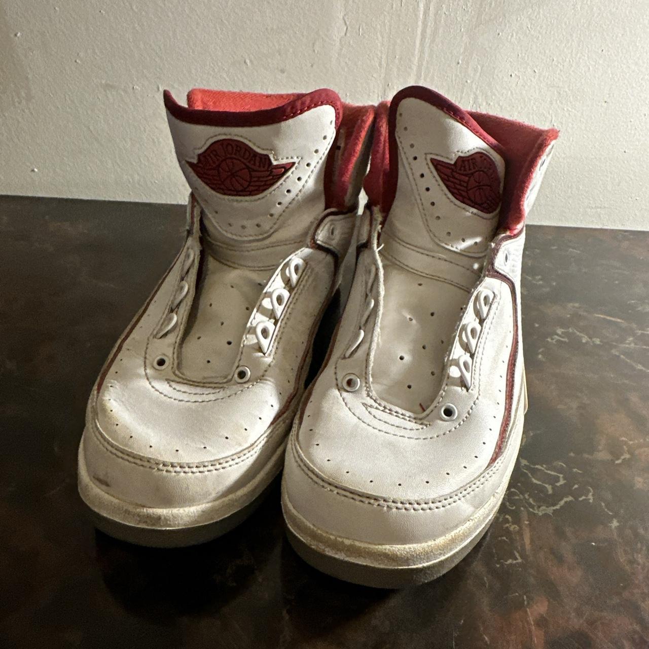 womens red and white jordans