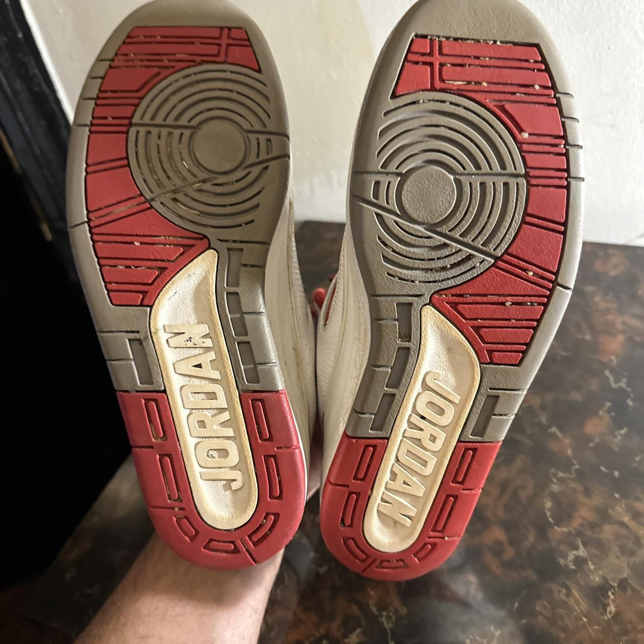 womens red and white jordans