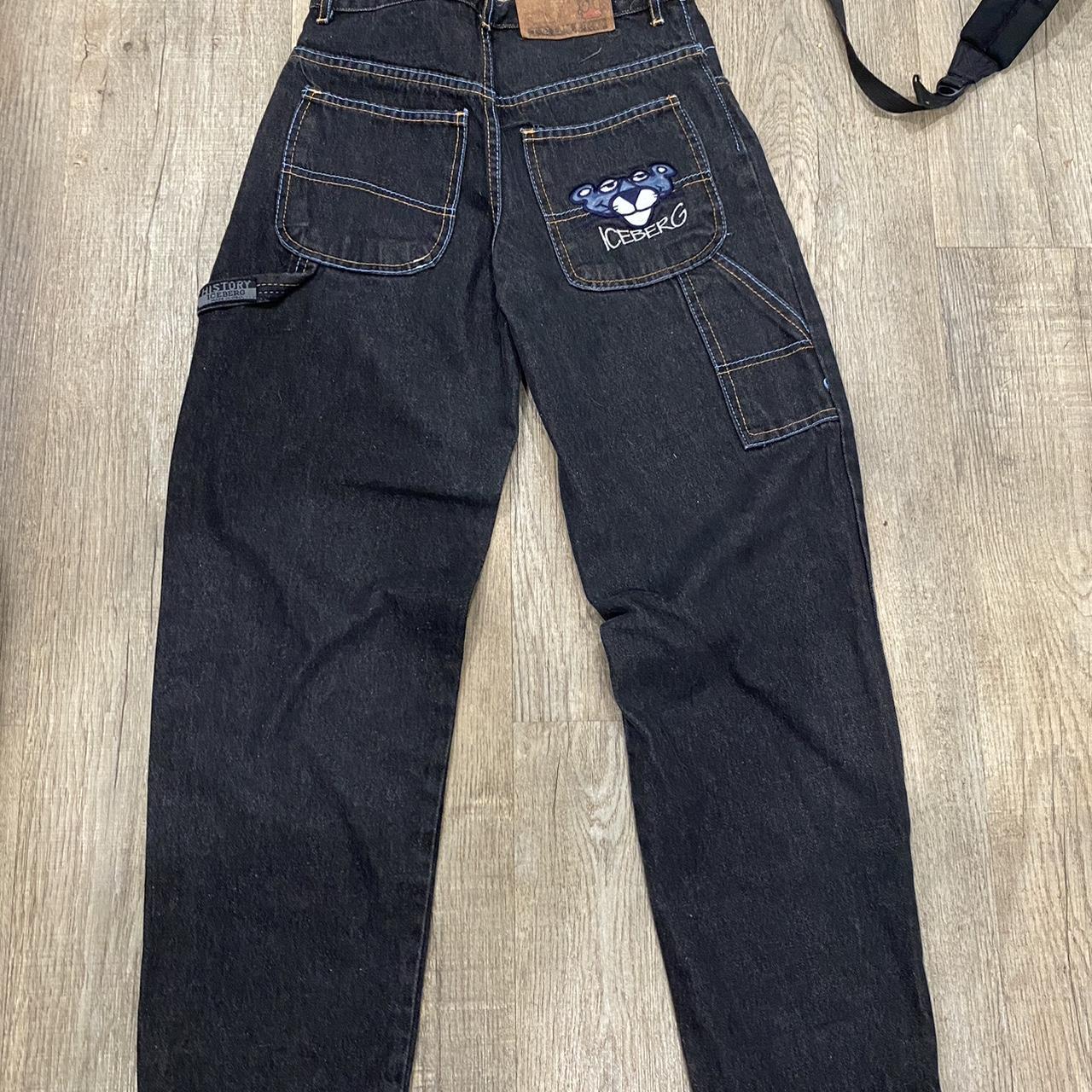 Vintage Iceberg World History Baggy Carpenter Jeans... - Depop