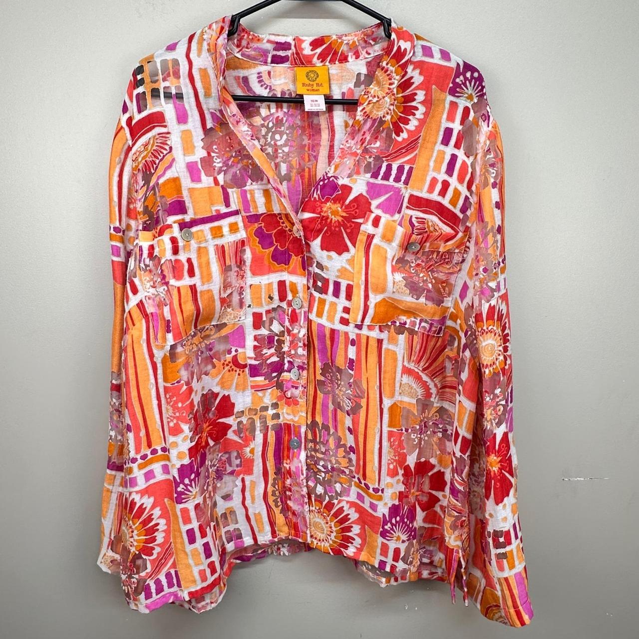 Ruby Rd. Women's Blouse - Multi - 16 – Ruby Rd Wo… - image 1