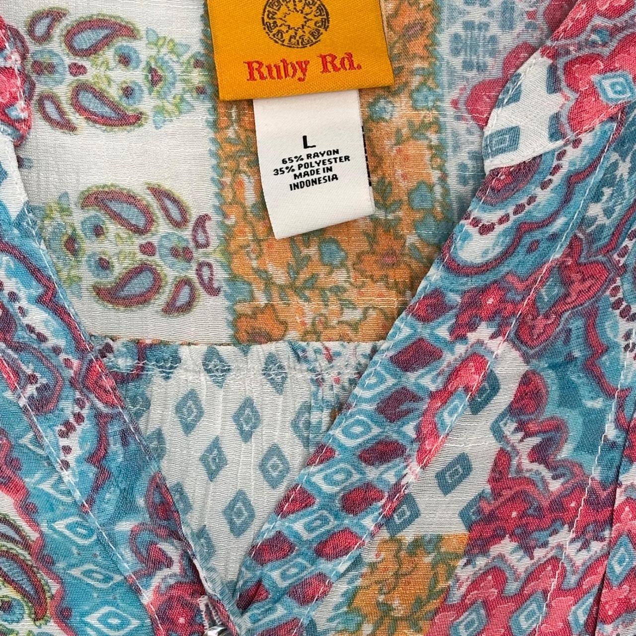 Ruby Rd. Women's Blouse - Multi - L – Ruby Rd Wom… - image 3