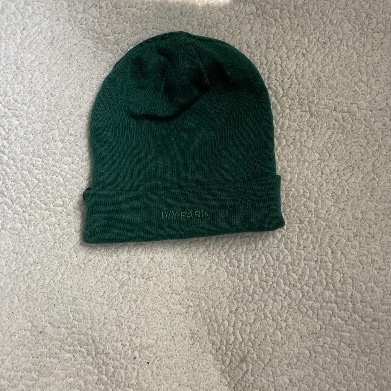 Ivy park green beanie, #beyoncé #ivypark