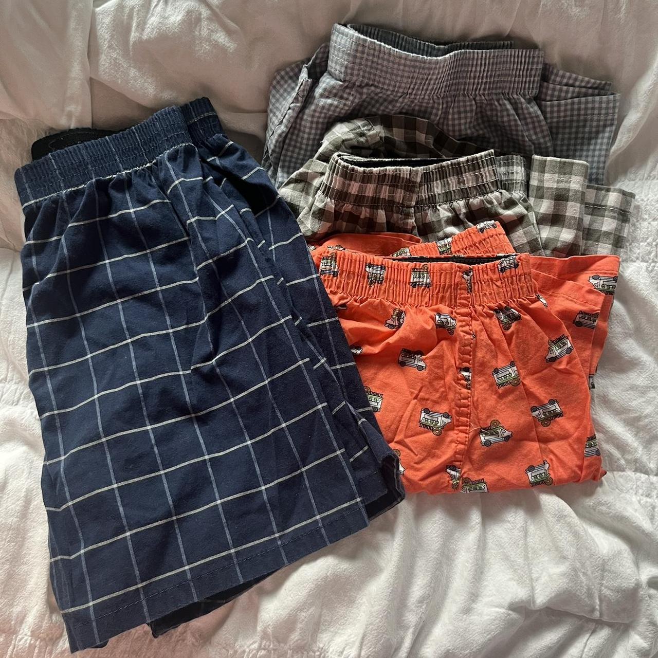 Set of mens boxers (4) Worn to sleep a couple... - Depop