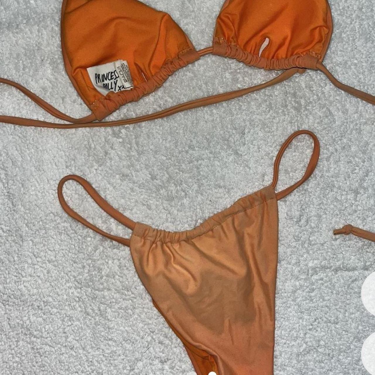 Princess Polly Women's Orange Swimsuitonepiece Depop