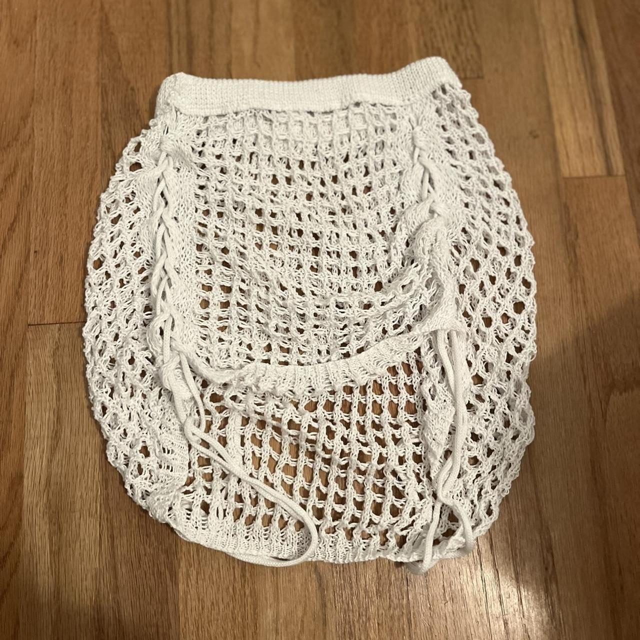 Beach cover up knit coverup Depop