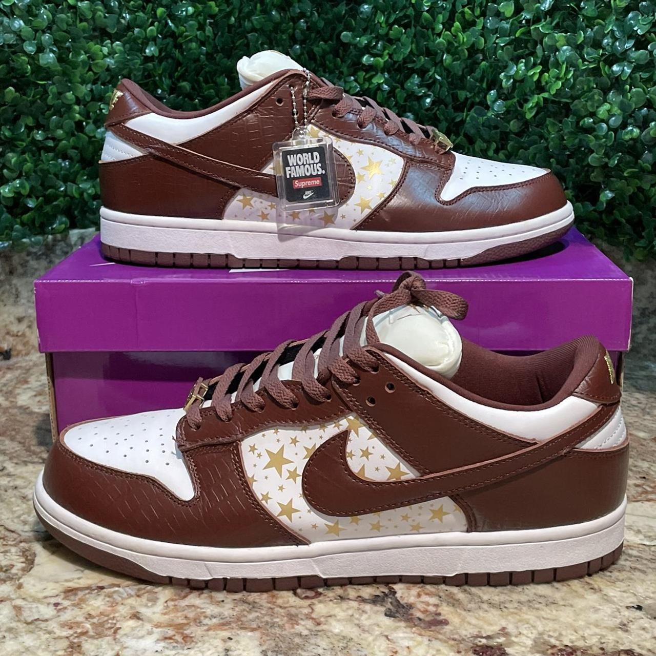 dunk low supreme brown