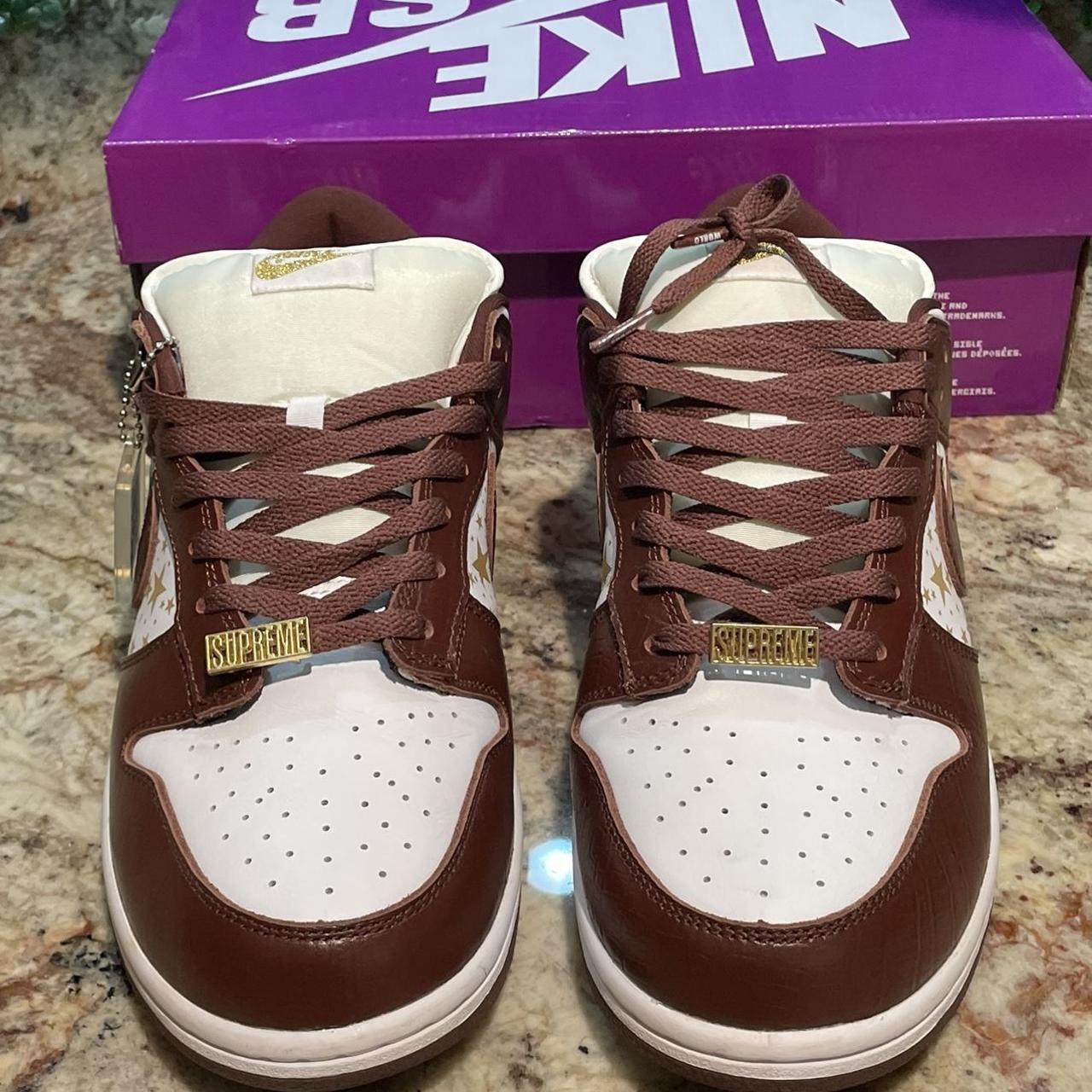 dunk low supreme brown