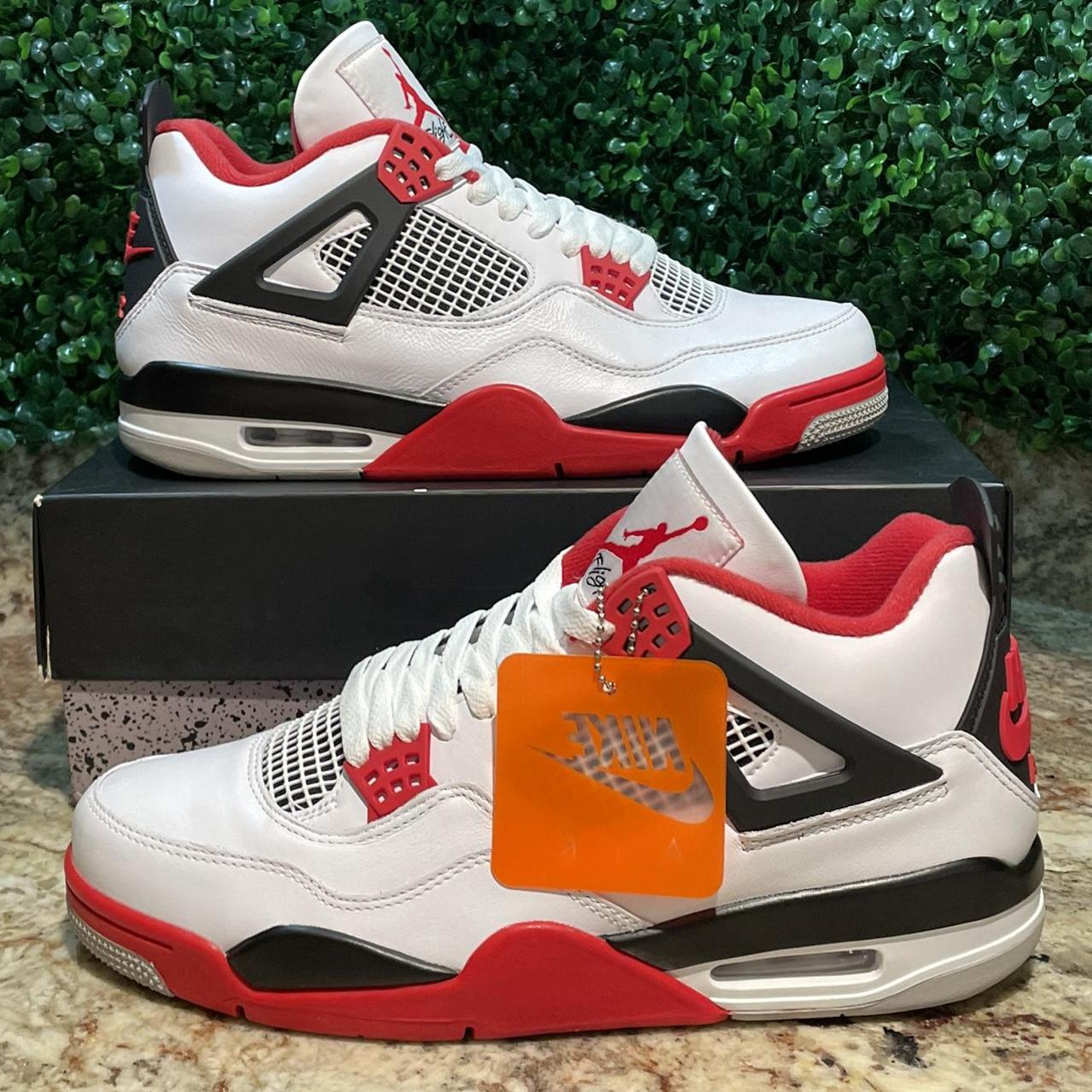 Jordan 4 Fire Red Size 11M Pre-Owned 100% Authentic.... - Depop