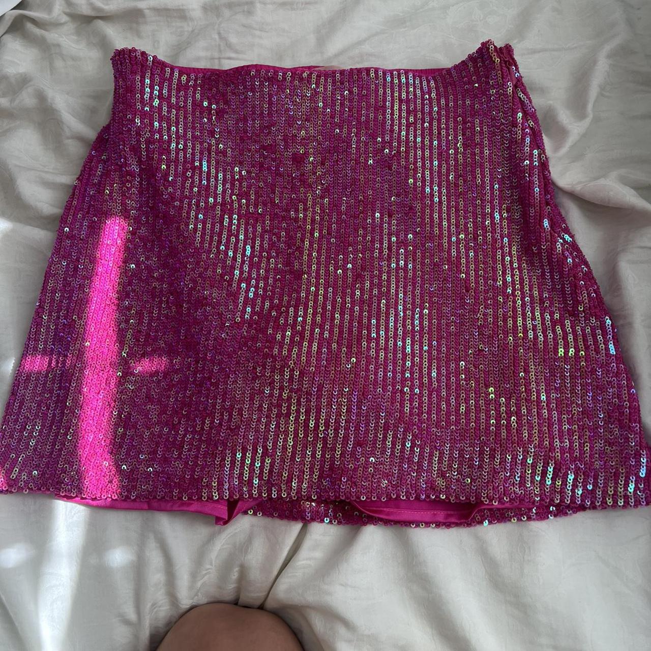 Sequin embellished Show me your mumu mini skirt with... - Depop