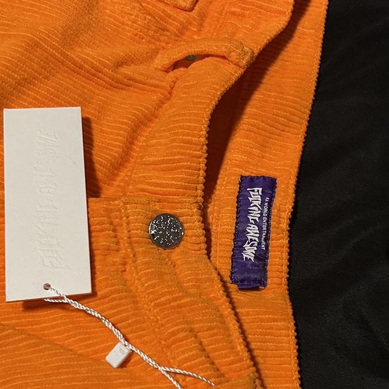 FA shorts Baggy Corduroy Bright orange Brand new... - Depop