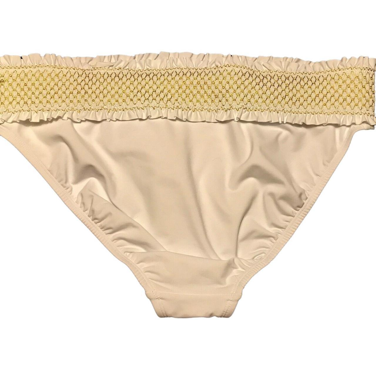 Bleu Rod Beattie Women's White and Gold Bikini-and-tankini-bottoms (3)