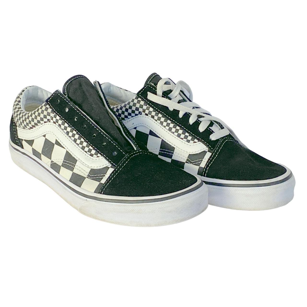 Mixed checkerboard clearance vans womens