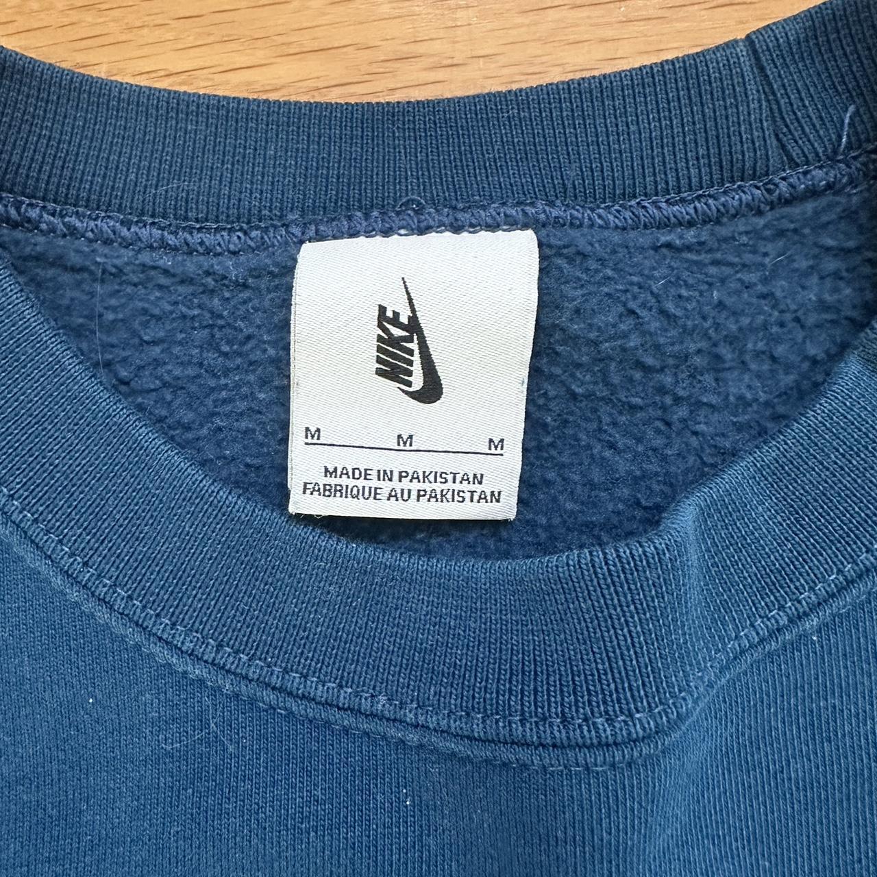 mens nike crewneck sweatshirt blue