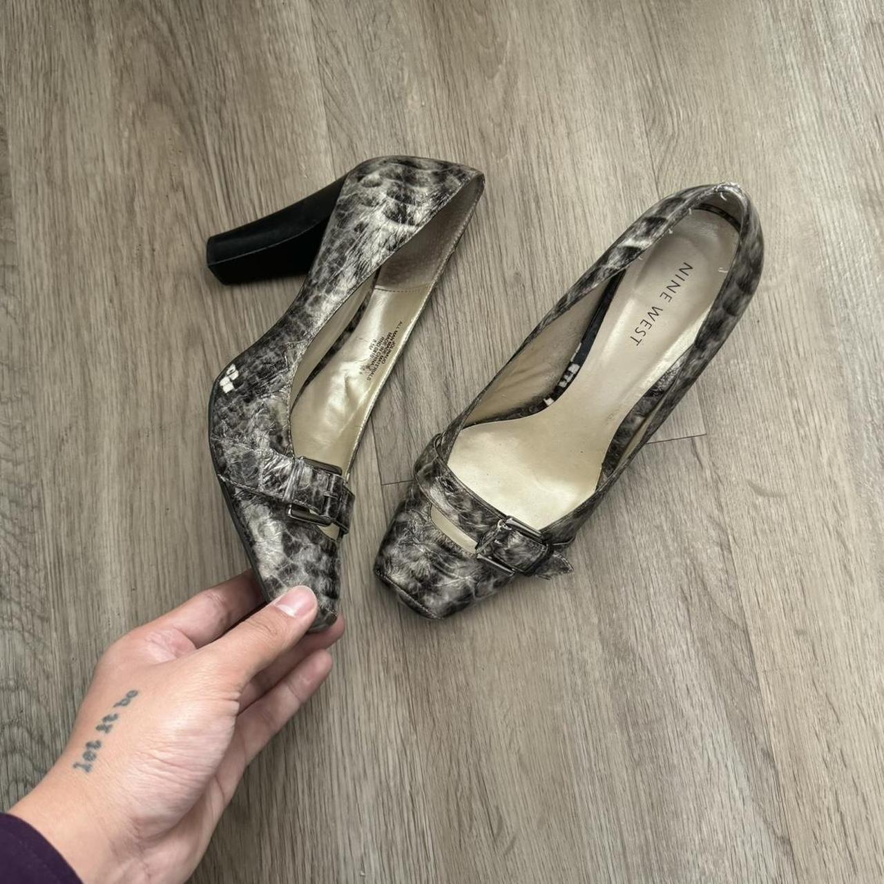 Nine west snakeskin shoes hotsell