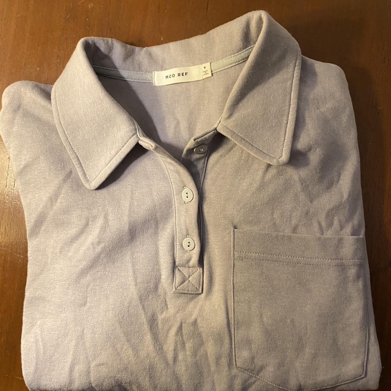 Urban Outfitters Women's Grey Polo-shirts | Depop