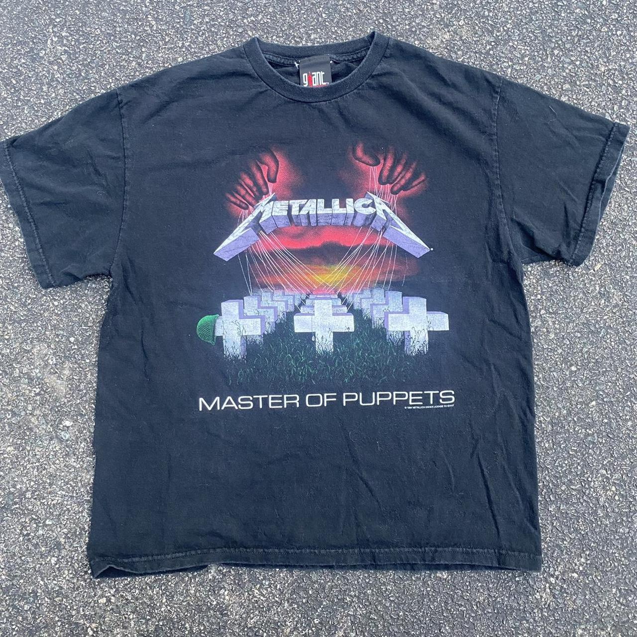 1994 Vintage Metallica Shirt Master of Puppets Great... - Depop