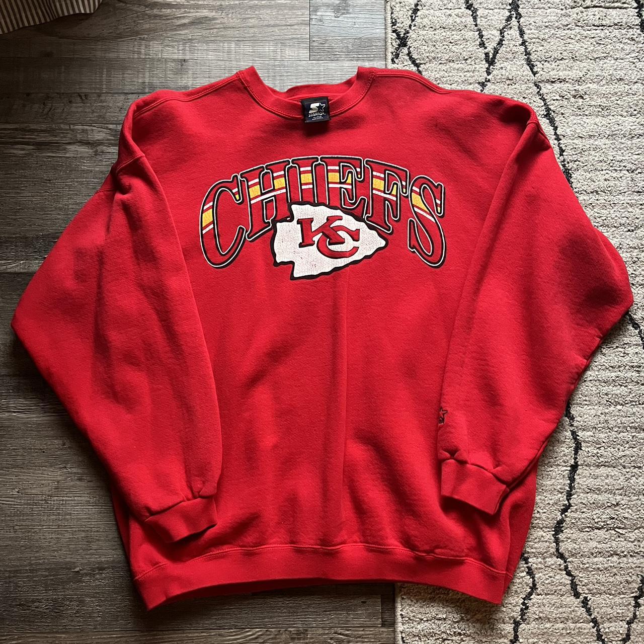 Starter Kansas City Chiefs Crew Neck Sweatshirt XL / Chiefs Red Mens Sportswear