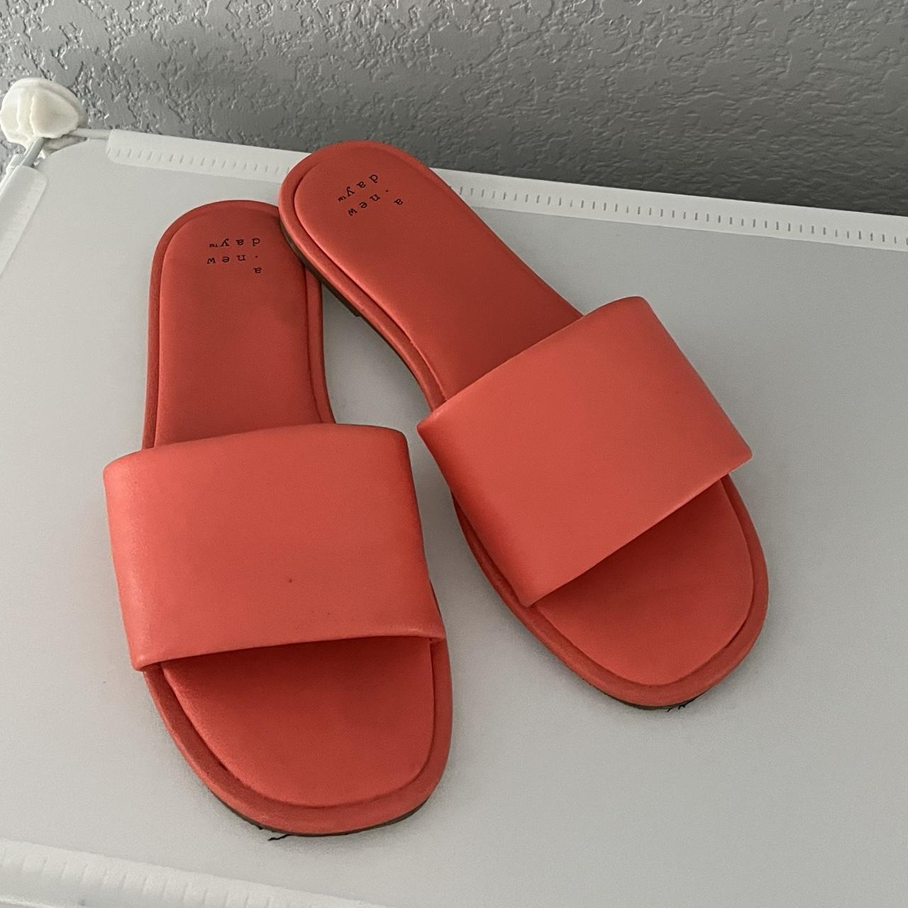 Red best sale sandals target