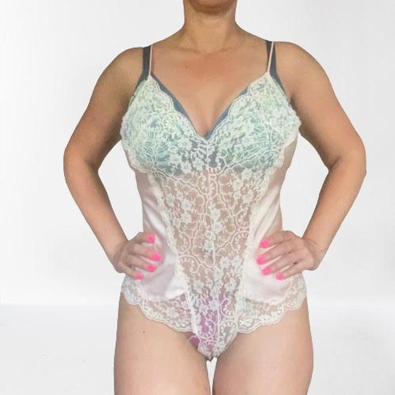 Vtg Victoria's outlet Secret Leotard Lingerie