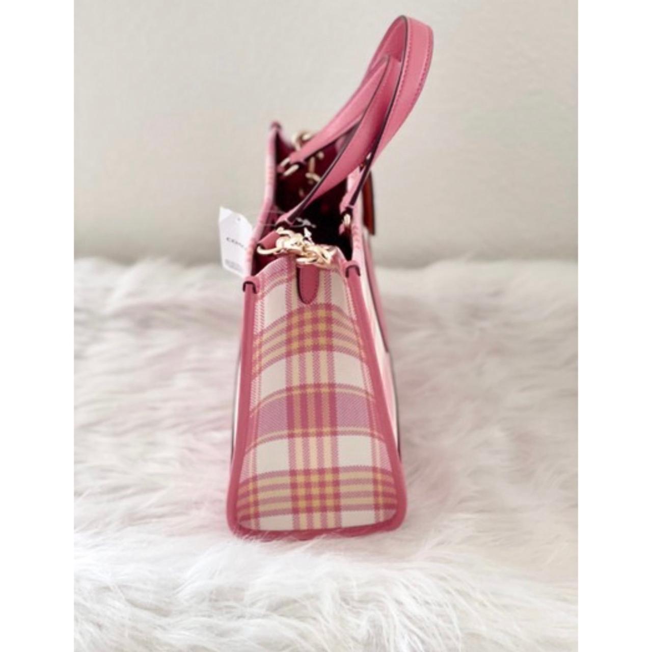 ★完売間近★Coach Dempsey Carryall Garden Plaid Print 2WAY COACH® Outlet | Dempsey Carryall Bag With Garden Plaid Print
