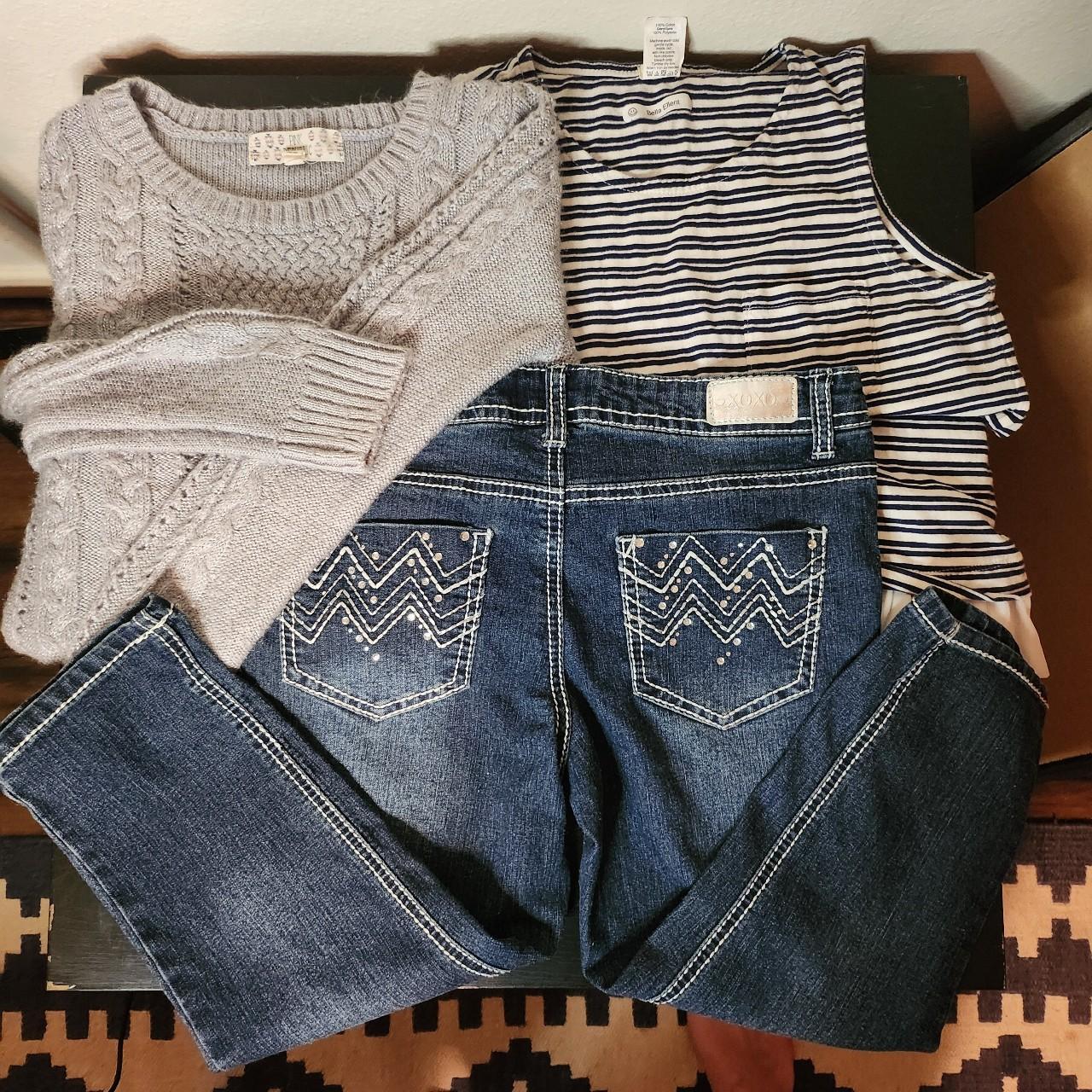 Girls hot size 14 jeans/ shirts bundle