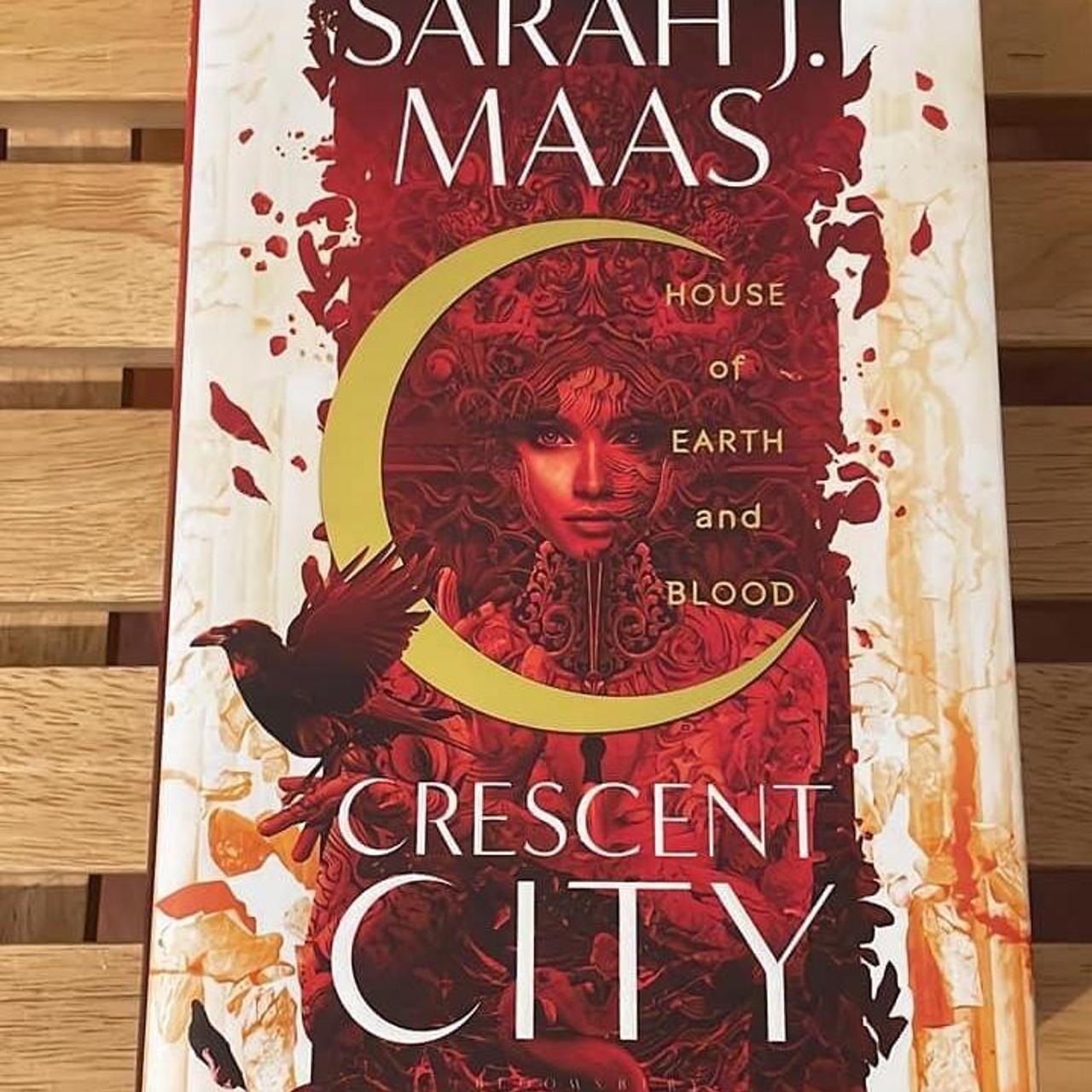 Crescent city by Sarah J Maas signed 1st edition -... - Depop