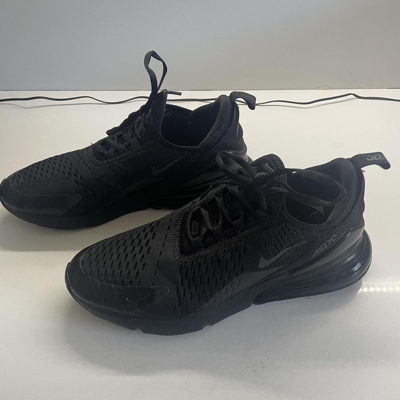 all black nike 270s - good condition - size US 8 - Depop