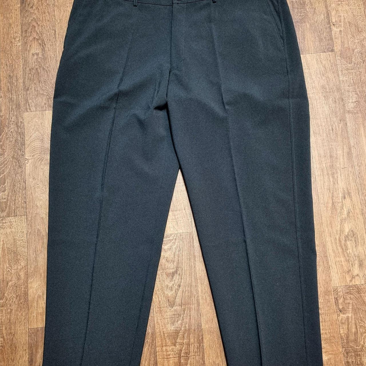 Farah Trousers | Mens Vintage Deadstock Black Farah... - Depop