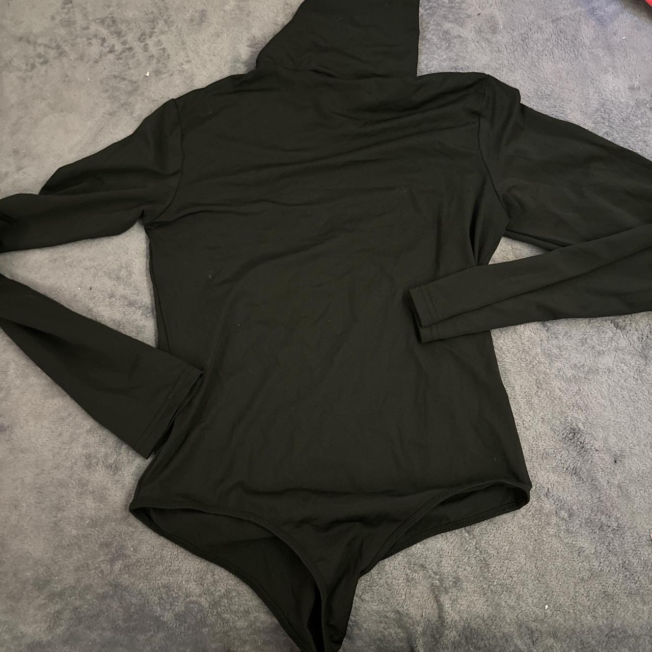 Black long sleeve bodysuit #bodysuit turtle neck.... - Depop