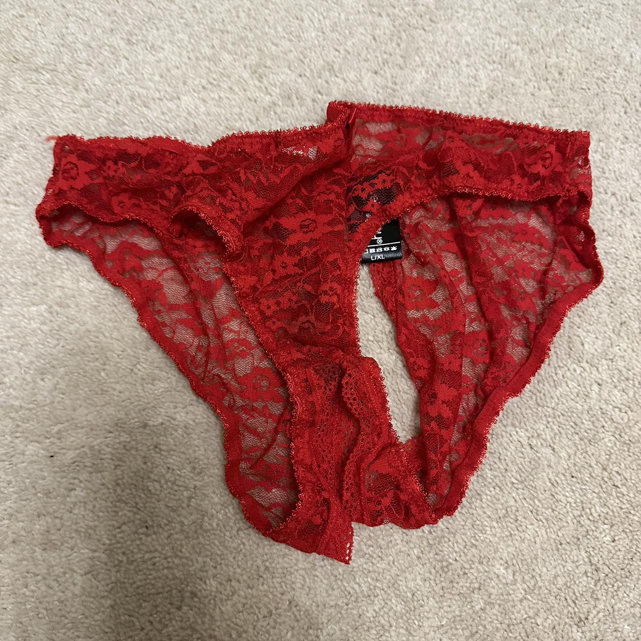 Crotchless knickers Used - Depop