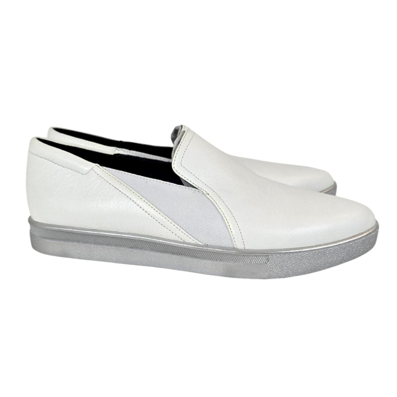 Women's Sneakers - White/Silver - US 8 – L Naturalizer 27 EDIT Naturalizer Tyra Slip-On …