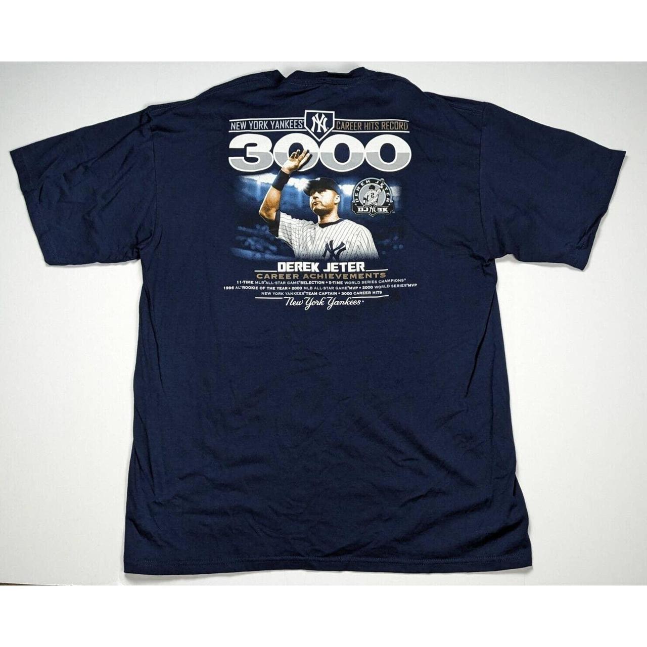 Derek Jeter 3,000 Hits Commemorative T-shirt by - Depop