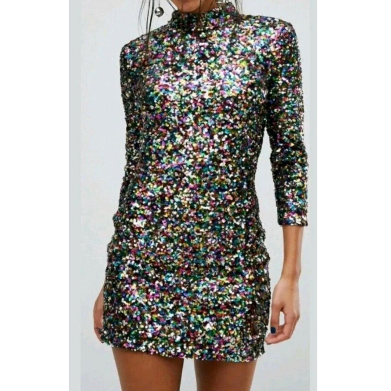 Warehouse glitter outlet dress