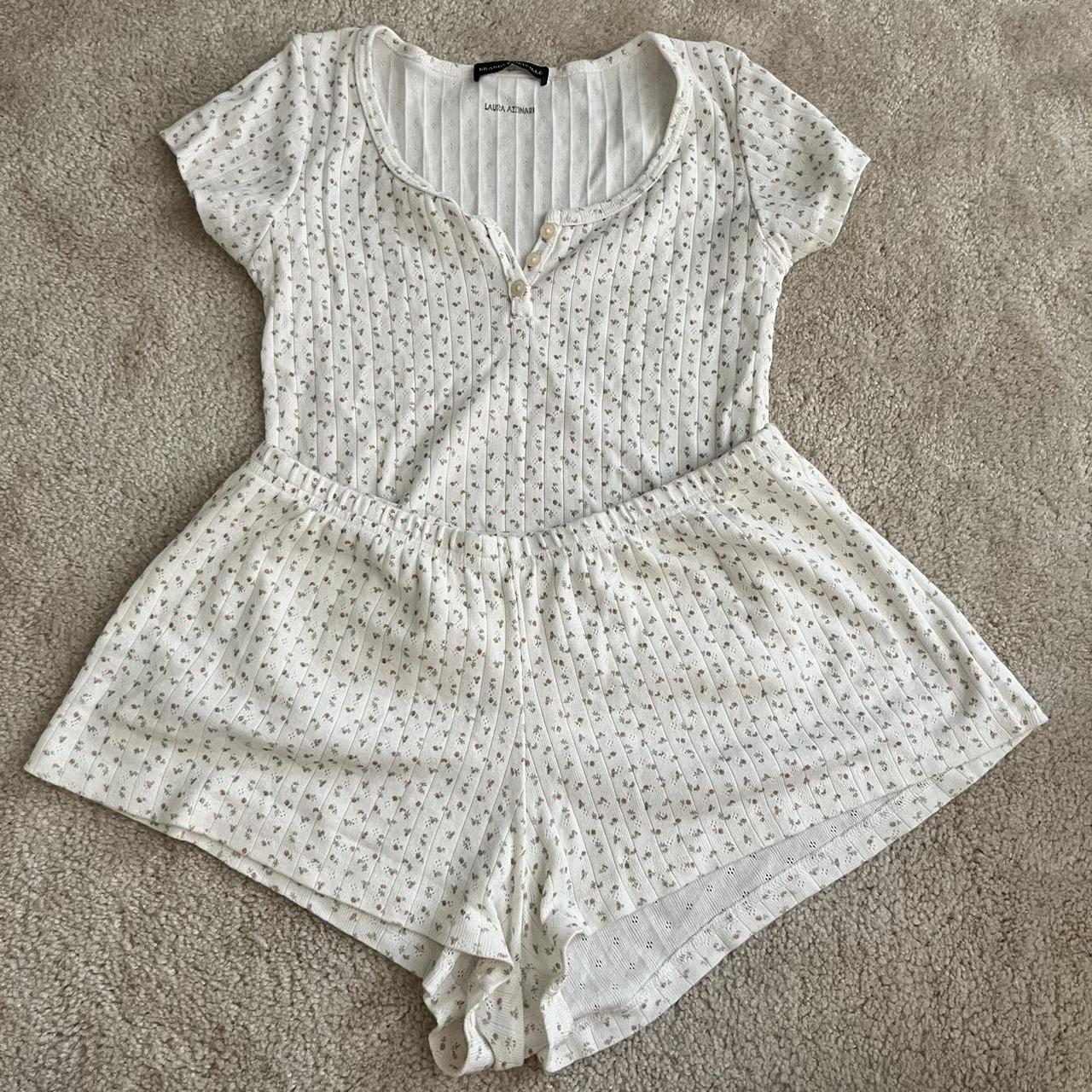 brandy melville pajama set fits size... Depop