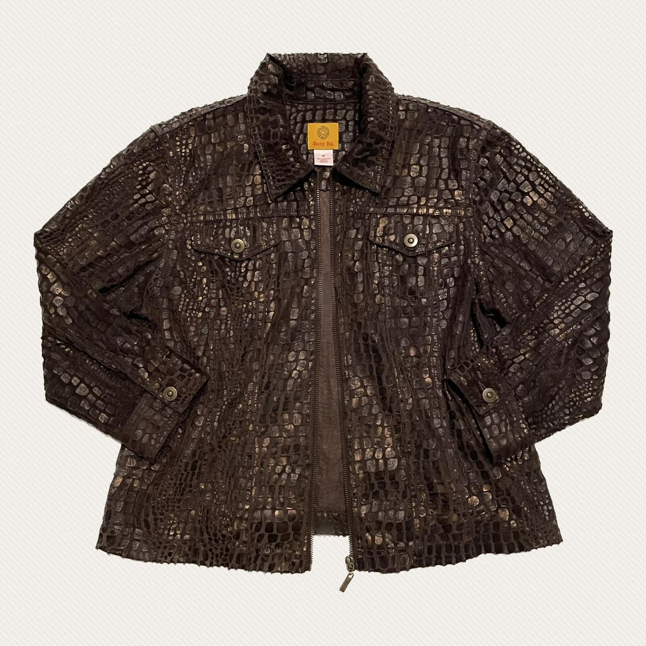 Ruby Rd. Women's Blazer Jacket - Brown - 12 – Rub… - image 3