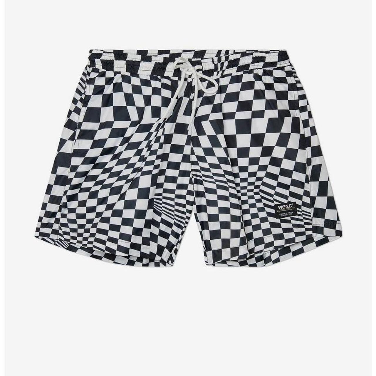 Vans checkered deals swim trunks