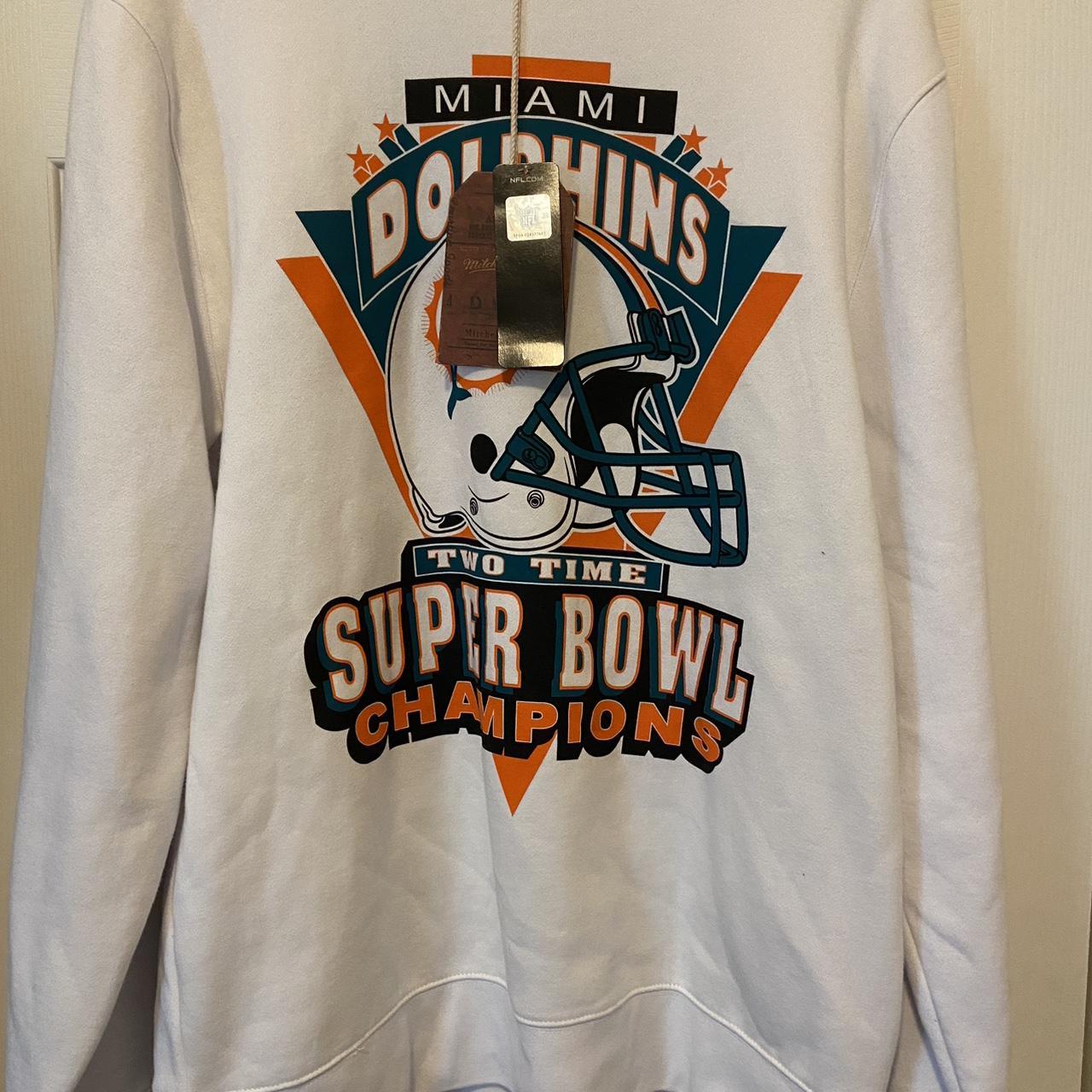 Gildan, Shirts, Miami Dolphins Super Bowl Vintage Shirt Nfl Miami  Dolphins Logo Sweatshirt Nfl