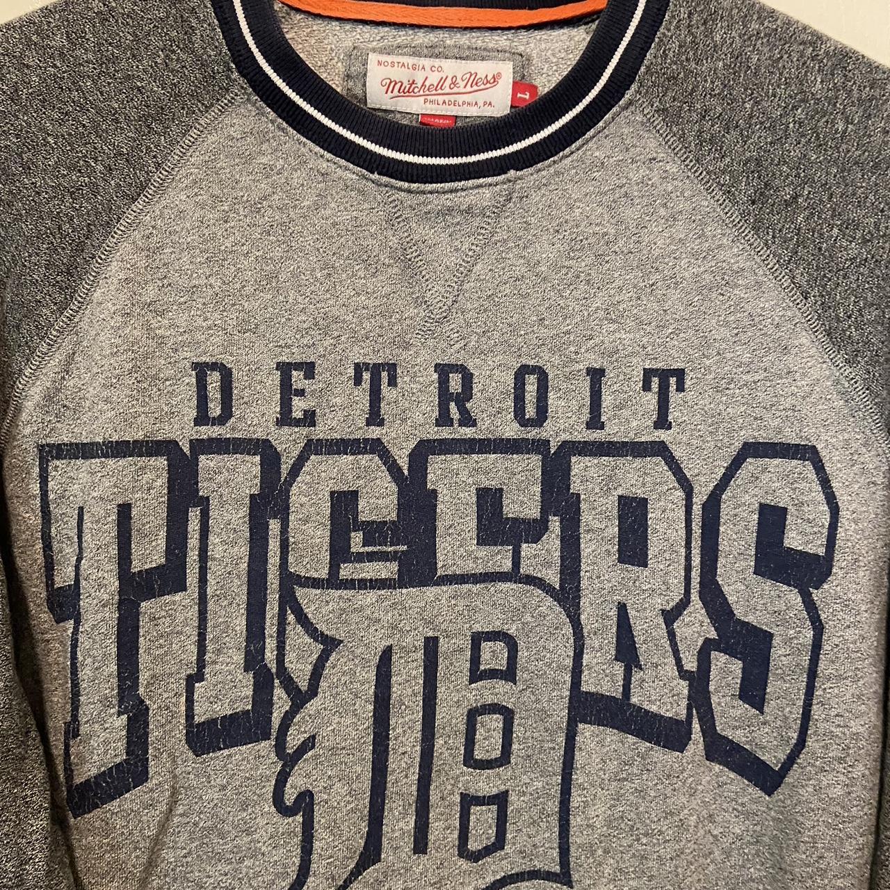 Detroit Tigers Cooperstown Grey Sweatshirt