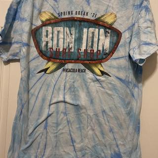 Ron Jon Surf Shop Short Sleeve Graphic T-Shirt Blue | Depop