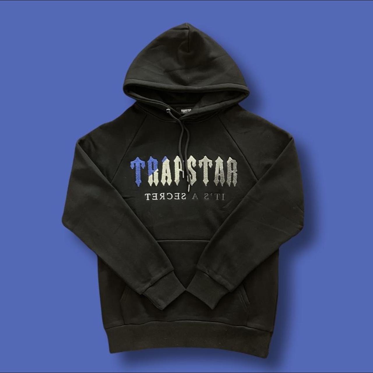 TRAPSTAR CHENILLE DECODED TRACKSUIT BLACK/DAZZLING... Depop