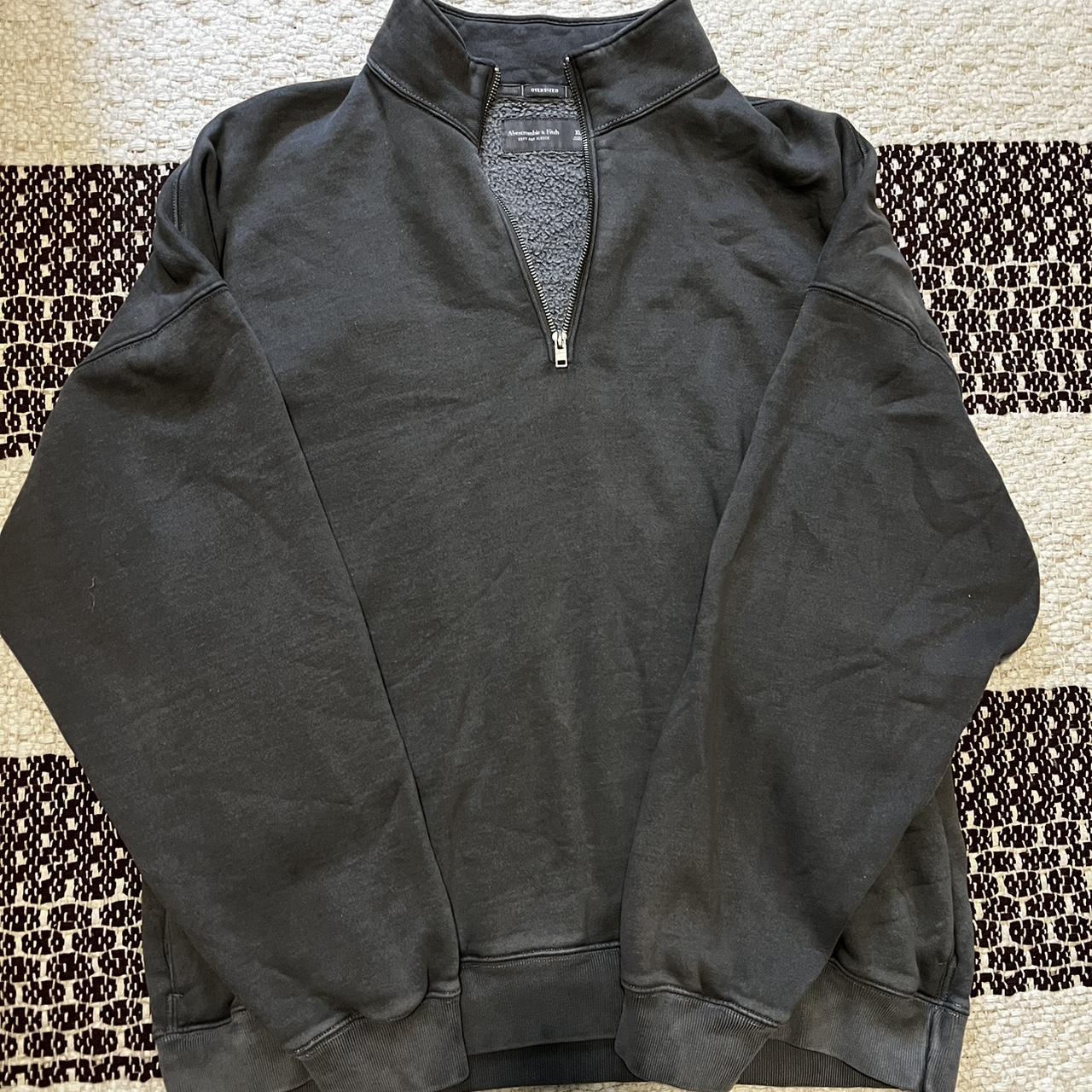 Abercrombie & Fitch Men's Grey Jumper | Depop