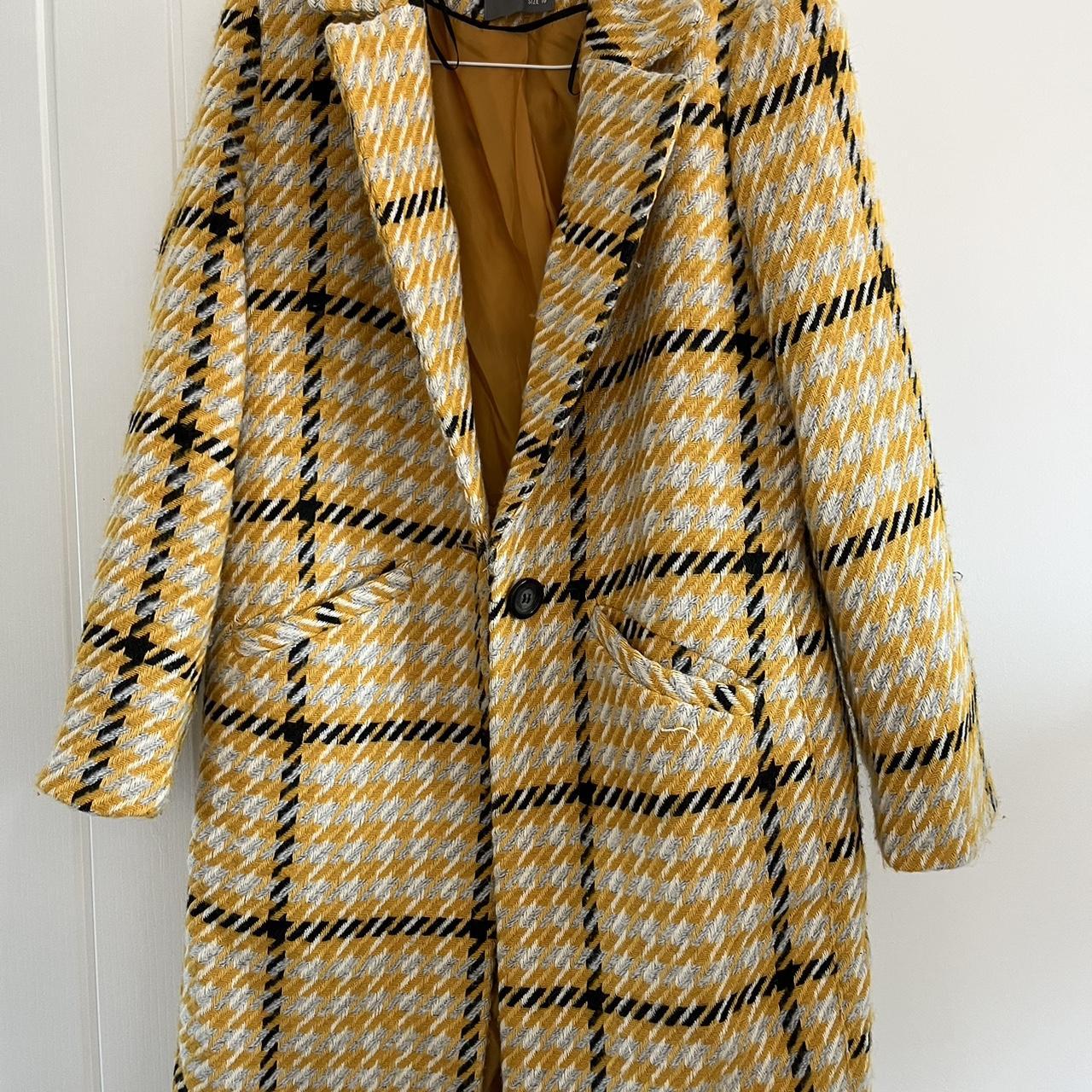 Matalan check outlet coat