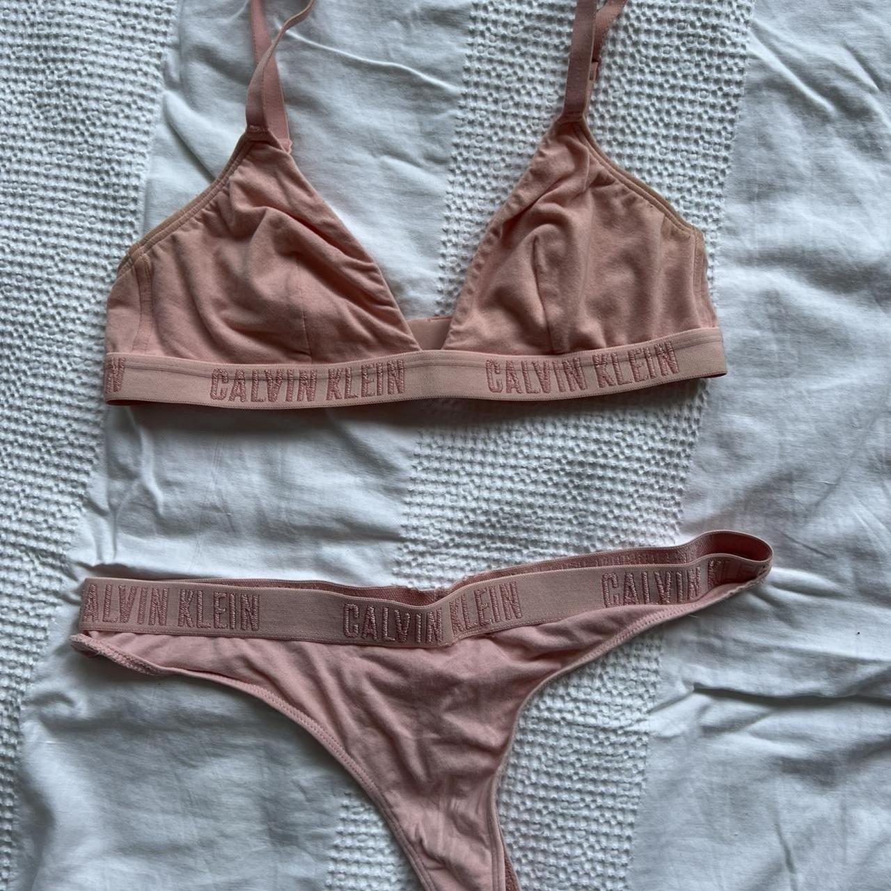 Authentic Calvin Klein Bra And Pants Set In A Size Depop